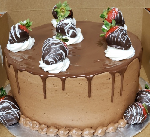 Chocolate Covered Strawberry Cake 1